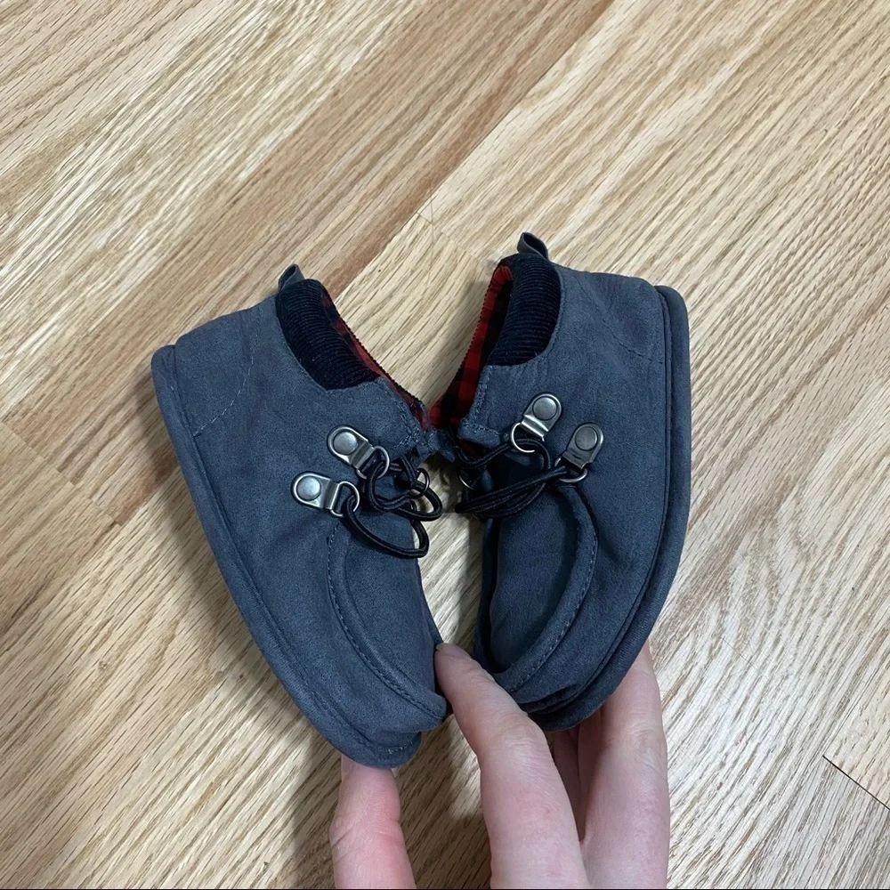 Carter’s Buffalo Plaid Lined Chukka Boots 12-18 mo